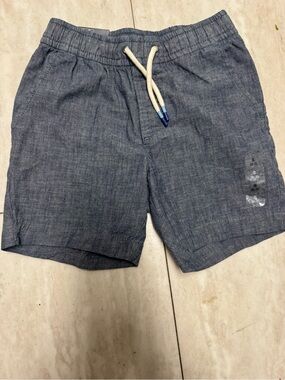 Gap Kids Blue Chambray Shorts Size Boys Small NWT